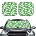 thumbnail image 2 of Sikiie Green Leaves Print Foldable Car Windshield Sun Visor, Car Window Sunshade Suitable for Sedan, SUV and Truck Car Accessories-Small, 2 of 6