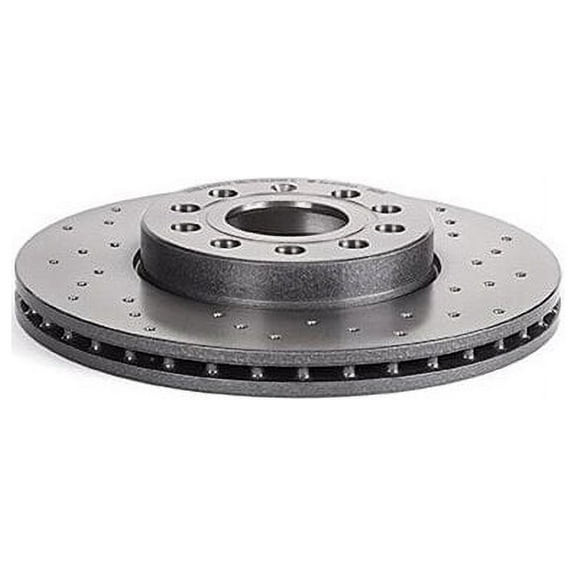 Front Brake Rotor - Compatible with 2005 - 2021 Volkswagen Jetta Sedan 2006 2007 2008 2009 2010 2011 2012 2013 2014 2015 2016 2017 2018 2019 2020