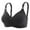 Black, variant on Push Up Bras for Women Older Front Zip Wireless Bra MagicLift Large Breasts Full Coverage Back Fat High Support Bras Hot Pink 42