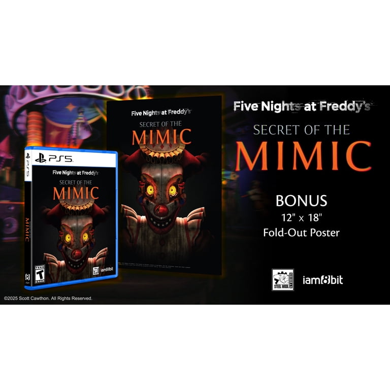 iam8bit, Five Nights at Freddy's Secret of the Mimic, PS5 game