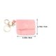 thumbnail image 5 of 4 mini billeteras con llavero para mujer, monedero pequeño, monedero peludo, contenedor de monedas, 5 of 8