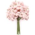 thumbnail image 1 of Ranunculus Artificial Flowers 18 Pcs Ivory Faux Silk Mini Ranunculus Bulk Fake Wedding Filler Flowers for DIY Bouquets, Centerpieces, Shabby Blush, 1 of 5