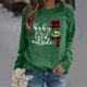 thumbnail image 2 of Sudaderas de Cuello Redondo de Navidad Para Mujer Imprimir Blusa Informal de Manga Larga Tops Odeerbi ODB207110, 2 of 4