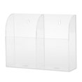 thumbnail image 1 of GUOOL TV Remote Control Holder Acrylic Organizer Desktop Desk Holder With Compartments 2 Gird, 1 of 9
