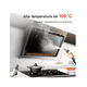 thumbnail image 3 of Limpiador A Vapor De Alta Temperatura Y Alta Presión De 2800 Redondo Transparente/naranja, 3 of 5