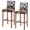 Black, Jet Black, Orange, Charcoal, variant on Gnomes Halloween Bar Stool Covers - Stretch Dining Chair Covers Set of 4, Horror Pumpkins Black Birds Trees Bar Chair Cover Removable Counter Stool Pub Chairs Slipcovers Protectors for Kitchen/Cafe