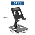 thumbnail image 2 of Tablet stand for desk, stable tablet stand, foldable and portable - black, 2 of 5