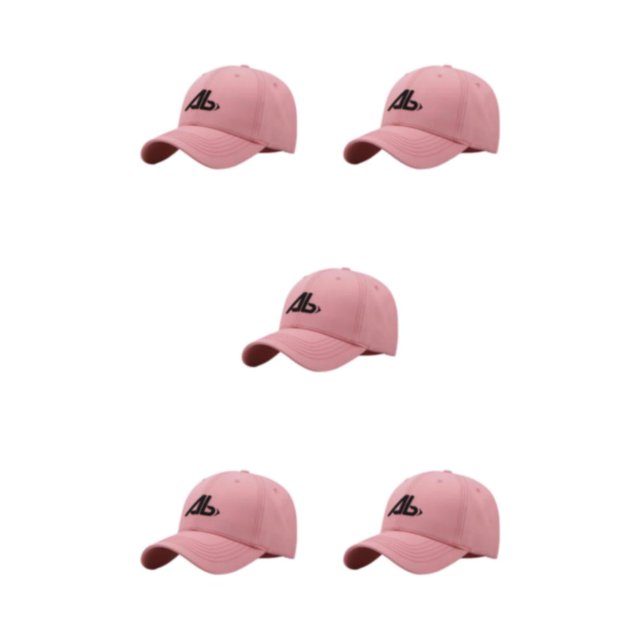 Jumpingount Gorro de algodón de primavera y otoño bloque rayos ultravioleta con gorro y cómodo gorro de lengua de pato de secado rápido rosa XL Type2 NO2