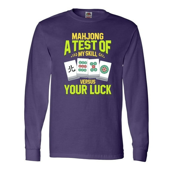 Inktastic Mahjong Long Sleeve T-Shirt