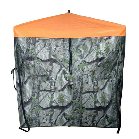 KHAMPA 5 Sided Blaze Orange Safety Blind Panels Blind Blaze Orange Cap Cover Includes Carrying Bag Regular Size