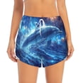 thumbnail image 2 of Salouo Beautiful Ocean Dolphin Print Women's 2 in 1 Running Shorts Double-Layer Shorts Athletic Workout Gym Yoga Shorts Running Shorts for Women-Large, 2 of 7