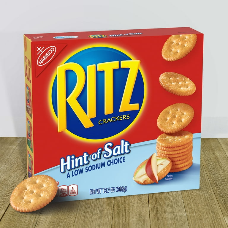 RITZ Hint of Salt Crackers, 13.7 oz (Pack of 4) - Walmart.com