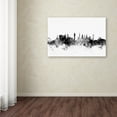 thumbnail image 3 of Trademark Fine Art "Glasgow Scotland Skyline B&W" Canvas Art by Michael Tompsett, 3 of 3