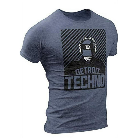 Detroit T Shirts Unisex S M L XL XXL - Detroit Techno T-Shirt — Detroit Tee Shirts by DETROIṬREBELS