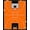 Orange Black White, Pattern 3, variant on ODIKA Round Basketball Hoop Striped Borders Blanket Football Bold Center Stain Resistant Low Profile for Dorm Room, Small Living Apartment