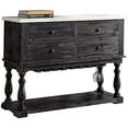 thumbnail image 1 of ACME Furniture Serveur Gerardo Espresso Blanc et Patiné, 1 of 2