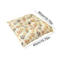 thumbnail image 3 of Beautynvta Thickened Chair Cushion, Cute Cats Paw Printed Seat Cushion, Square Support Cushion for Winter Office Chair and Sofa Living room Decor, 15.7x15.7 Inch, 3 of 6
