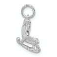 thumbnail image 2 of Sterling Silver Rocking Chair Charm Pendant for Women, Vintage Miniature Jewelry for Necklace or Bracelet, Symbol of Comfort and Home, Detailed Slatted Design for Collectors or Grandmothers, 2 of 6