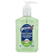 Germ-X Advanced Gel Hand Sanitizer with Aloe with Pump, Bottle of Hand Sanitizer, Original Scent, 8 fl oz