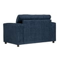 thumbnail image 4 of New Classic Furniture Kylo Polyester Fabric Cuddle Chair in Blue, 4 of 9