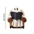 thumbnail image 4 of uhnmki Petite Statue de Lecture Rétro Halloween Article Intérieur Artisanat en Résine, 4 of 6