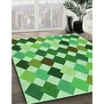 thumbnail image 2 of Ahgly Company Indoor Rectangle Patterned ForestGreen Area Rugs, 3' x 5', 2 of 6