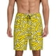 thumbnail image 1 of Balery Banana A Pantalones cortos de pijama de punto de algodón para hombre con cinturilla y bolsillos-Small, 1 of 6