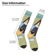thumbnail image 3 of Saiise Bluey Funny Socks Men Women Boys Kids Adults Novelty Graphic Crew Tube Socks Crazy Design Casual Dress Socks for Sports,Running,Travel, 3 of 7