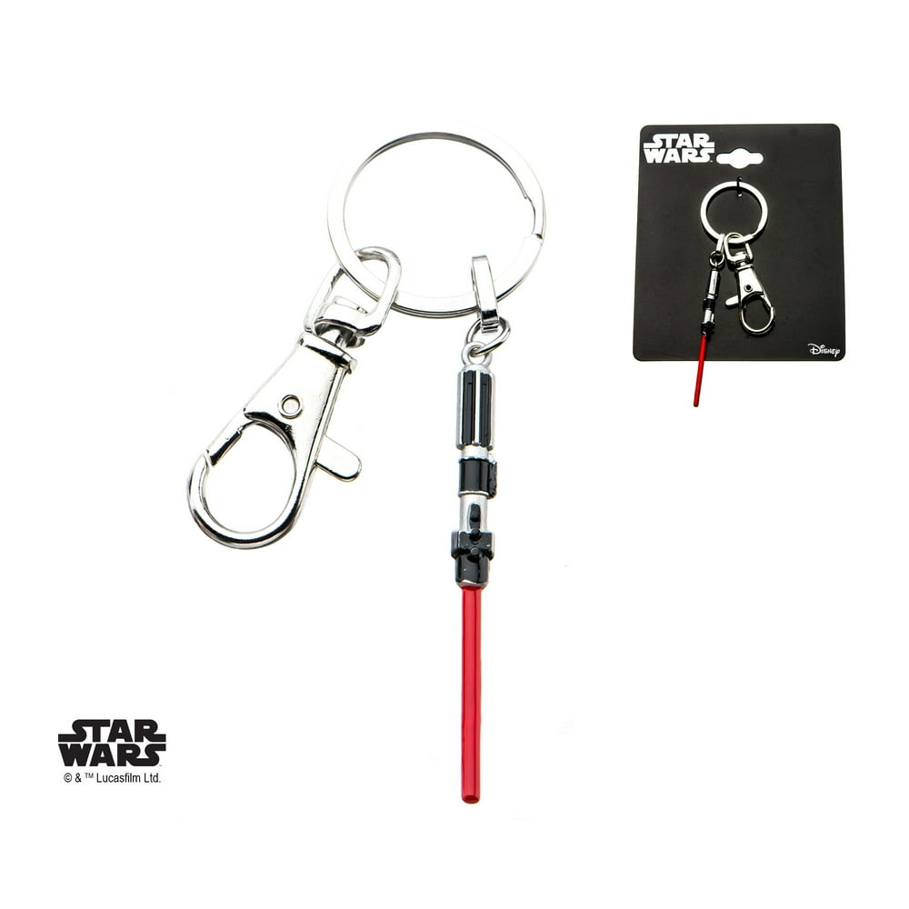 Star Wars Darth Vader Red Lightsaber Steel Key Chain
