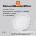thumbnail image 2 of Smart Downlight Bluetooth Mesh para el control de la aplicación Mijia Xiaomi Abajo luz integrada, 2 of 6