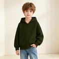 thumbnail image 5 of VIPOIN Boys Girls Zip‑Up Hoodie, Raglan Long Sleeve Soft Sweatshirt with Pockets, Sizes 5-16 Years, 5 of 8