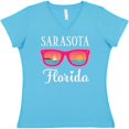 thumbnail image 3 of Inktastic Sarasota Florida Summer Trip Women's V-Neck T-Shirt, 3 of 5