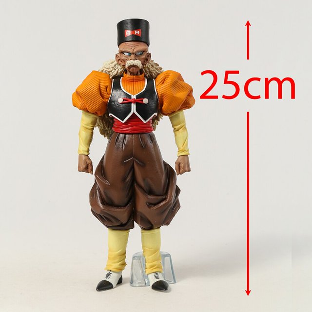 Dragon Ball Z Dr Gero Android 20 / Android 19 PVC Figure Collection Toy Decorative Model Doll heqiyong LED