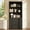 Black, variant on Studyset Tall Book Shelf and Bookcase, Shelf Bookcases with Adjustable top Shelve, 31.5"Wide Bookshelf with Drawer and Doors, Farmhouse Book Case, Wood Storage Cabinet with 5 Tier Display Shelves
