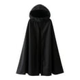 thumbnail image 4 of Cape à Capuche d'Halloween Manteau Robe Costume Devil pour Noël Cosplay Chic L, 4 of 9