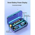 thumbnail image 3 of VIGOR- Bluetooth Earbuds Headset 5.3 In-Ear Wireless Noise Cancelling With Power Bank, 3 of 6