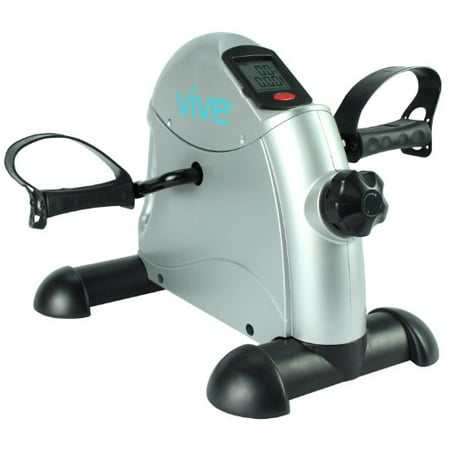 Pedal Exerciser by Vive - Best Portable Medical Exercise Peddler - Low Impact, Small Exercise Bike