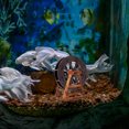 thumbnail image 1 of Luxshiny 4Pcs Water Wheel Toy Plastic Spinning Decorative For Desk Accessory And Gardens, 1 of 8