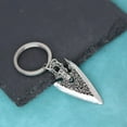 thumbnail image 2 of Vintage Indian Arrowhead Dagger Pendant Keychain for Men Boys Women Retro Punk Amulet Charm Key Chains, 2 of 4