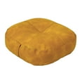 thumbnail image 3 of Langgg Coussin de Sol Rond Pouf Ottoman Décoratif Intérieur Gris Adultes Léger Balcon Extérieur pour Jaune, 3 of 6