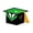Green, variant on Eqslft Graduation Cap Shaped Candy Favor Boxes, Colorful Graduation Gift Boxes with Tassel for 2025 Graduation Party, Favors, Treats, and Decorations