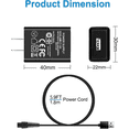 thumbnail image 5 of xzyuan 5V Power Cord for Freebird FlexSeries,Telfun, Roziapro, vsmooth, Roziaplus Electric Head & Body Hair Shaver Charger Replacement Electric Shaver Trimmer AC Power Adapter for Telfun Power Supply, 5 of 7
