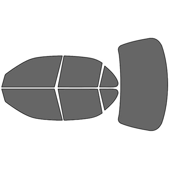 Rvinyl Window Tint Kit Compatible with Chevrolet Prizm 1998-2002 - Complete Precut Kit - 35%