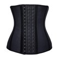thumbnail image 1 of Faja deportiva de látex transpirable YIANNA Waist Trainer, color negro, 1 of 6