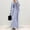 Sky Blue, variant on Njoeus Women's Long Sleeve Striped Shirt Dress Cotton Buttons Down Casual Loose Maxi Dresses