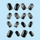 thumbnail image 3 of Uñas postizas navideñas cortas con pegamento negro, cuadradas y navideñas, 3 of 5