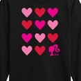 thumbnail image 3 of Barbie - Barbie Heart Grid - Toddler And Youth Long Sleeve Graphic T-Shirt, 3 of 5