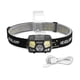 thumbnail image 1 of Mini faro LED recargable por USB, banda de faro de inducción de onda para acampar al aire libre (negro), 1 of 8