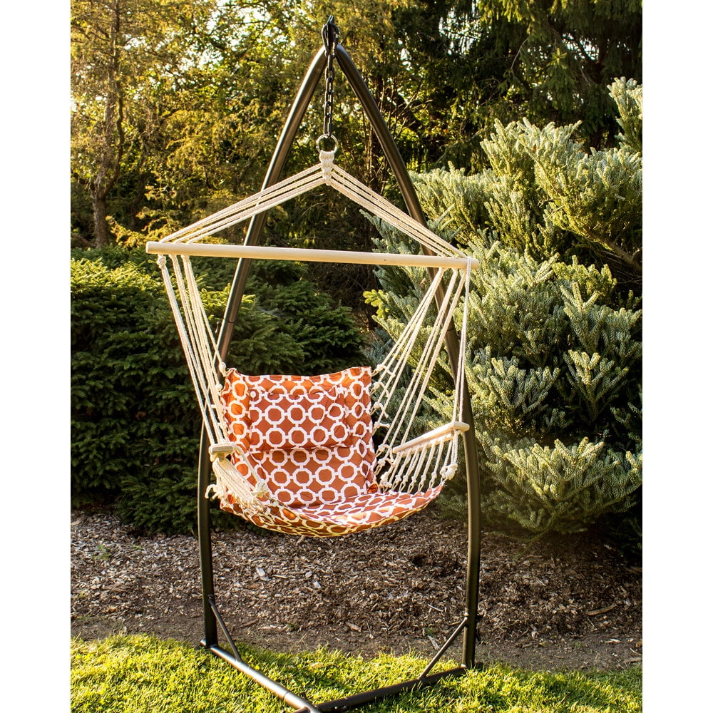 Backyard Expressions Hammock Swing Stand for Indoor/Outdoor, Heavy Duty Hanging Chair Stand