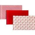 thumbnail image 3 of Triani 3Roll Christmas Wrapping Paper Rolls 9.84Ft*16.92 Inch Red Star Stripe Foil Gift Wrapping Paper Roll Fade Resistant Decorative for Christmas Holiday Home, 3 of 7